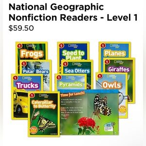 National Geographic kids Book Set Level 1